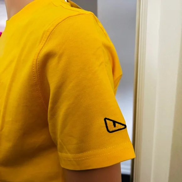 Fendi Roma Bold Yellow Tee - Picture 4 of 4